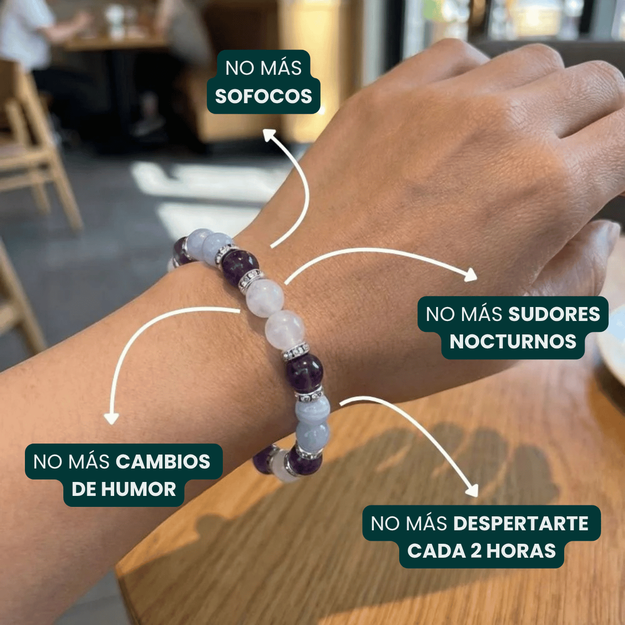 Pulsera para la menopausia – Alivio natural y bienestar diario